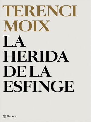 cover image of La herida de la Esfinge (Capriccio romántico)